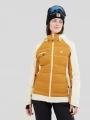 Fundango Medina Padded Jacket damski pikowana kurtka narciarska brąz 1