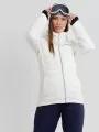 Fundango Punch Padded Jacket damski pikowana kurtka narciarska biały 1