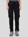 Fundango Finley Cargo Pants damski spodnie turystyczne czarny 1