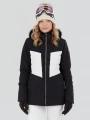 Fundango Salina Padded Jacket damski pikowana kurtka narciarska czarny 1