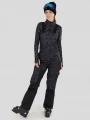 Fundango Sakura ECO Bib Pants damski spodnie narciarskie szary 1