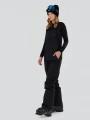Fundango Sakura ECO Bib Pants damski spodnie narciarskie czarny 1