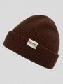 Fundango Tara Beanie czapka robiona na drutach brąz 1