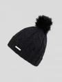 Fundango Renna II Beanie damski czapka robiona na drutach czarny 1