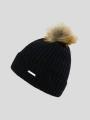 Fundango Merna II Beanie  damski czapka robiona na drutach czarny 1