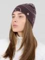 Fundango Ace Beanie czapka robiona na drutach różowy 1