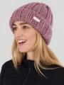Fundango Astrid Beanie czapka robiona na drutach różowy 1