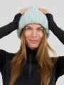 Fundango Astrid Beanie czapka robiona na drutach zielony 1